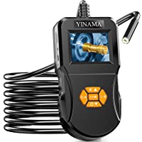 Endoscopio Industrial- YINAMA Borescopio de 2.4 Pulgadas- Cámara de Inspección IP67 a Prueba De agua- Con 6 luces LED…